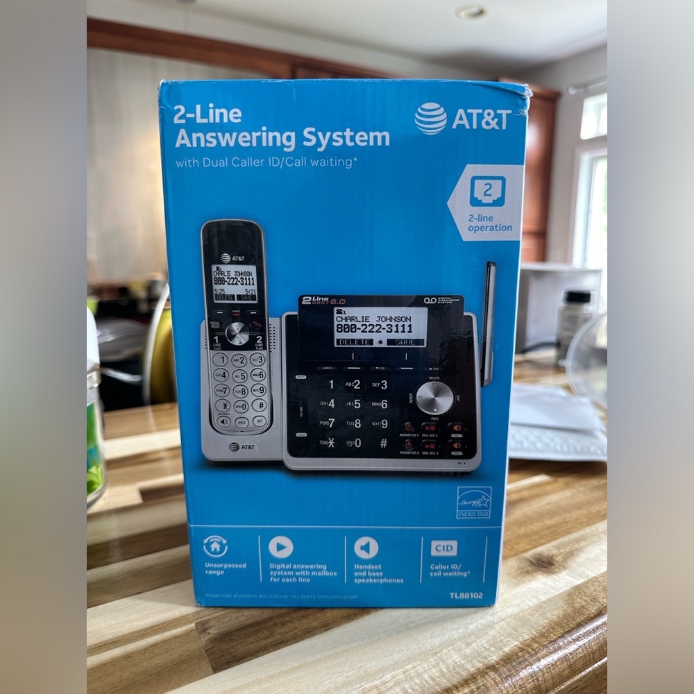 AT&T 2-line answering system